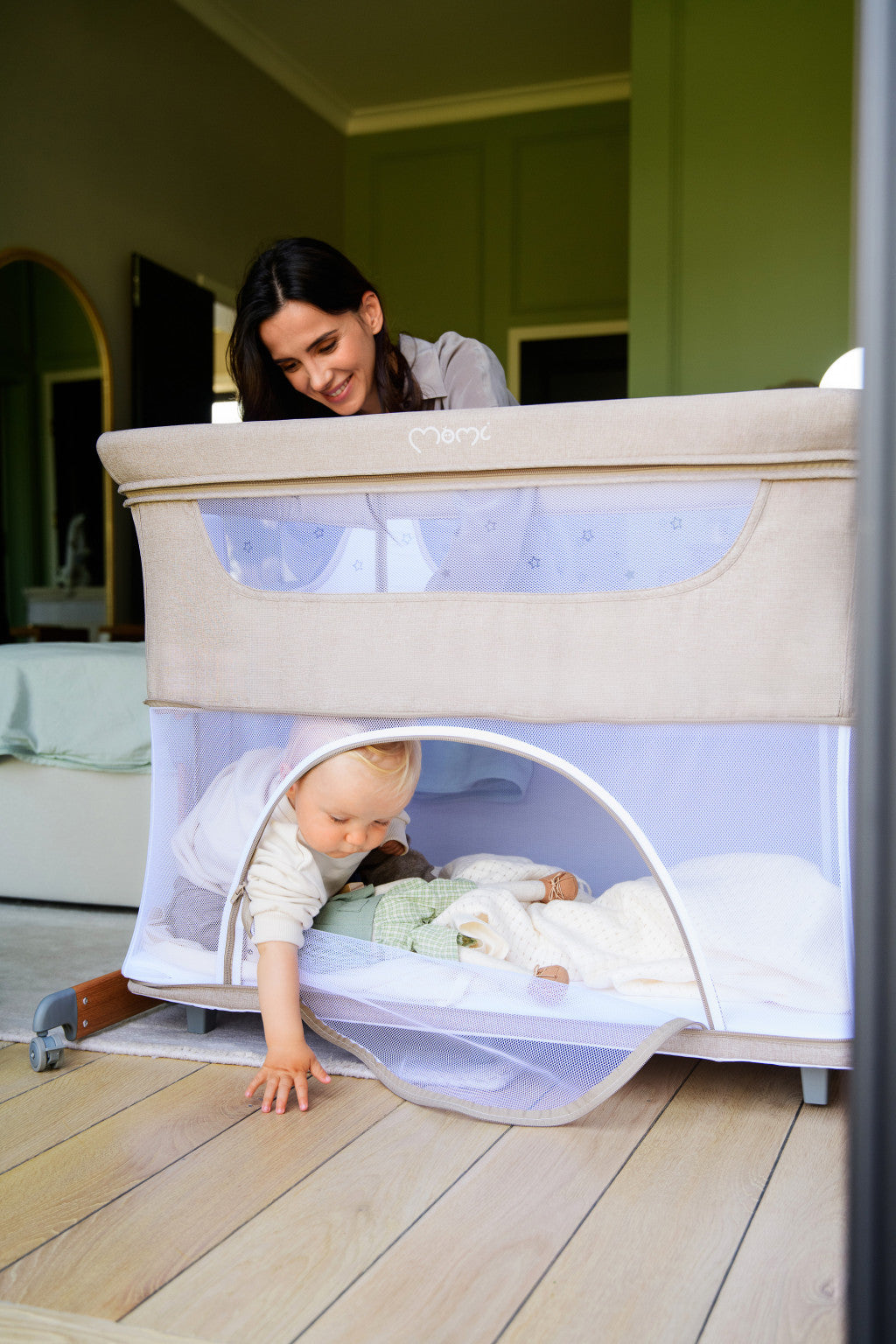 MoMi culla SMART 4in1 colore beige