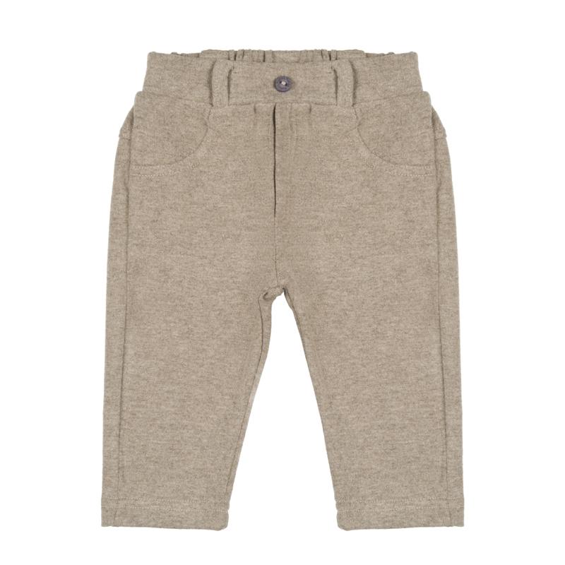 Nanan Studio - Pantaloni Tortora con tasche - SA040