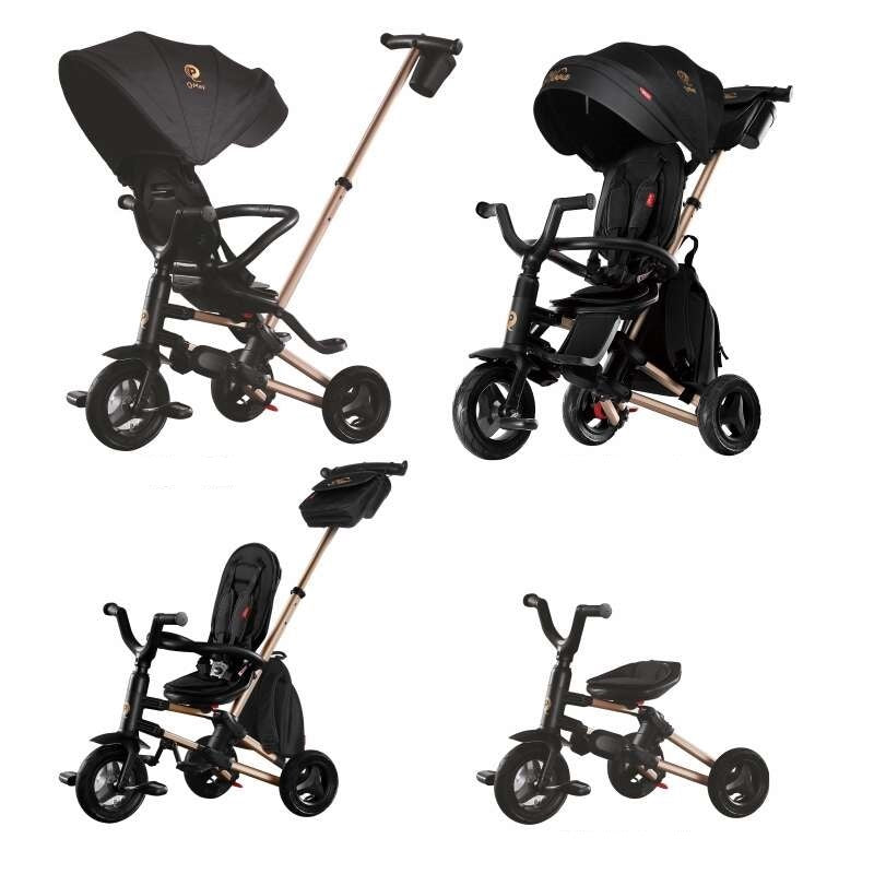 Qplay - Triciclo NOVA Golden Limited edition 6in1 - da 10 mesi a 72 mesi