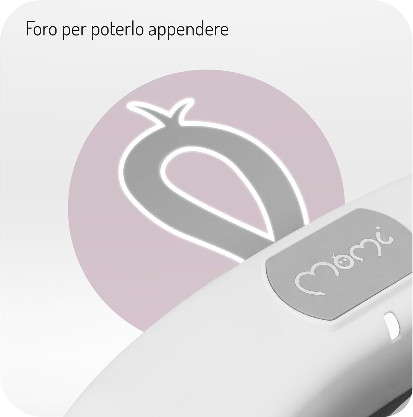 MoMi vaschetta per bambini Nata richiudibile - grey