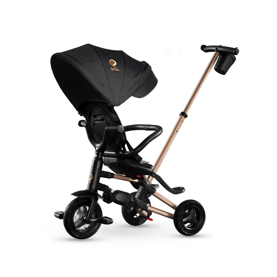 Qplay - Triciclo NOVA Golden Limited edition 6in1 - da 10 mesi a 72 mesi