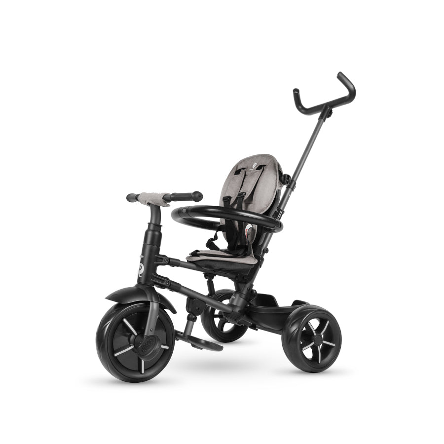Qplay - Triciclo RITO Star 6in1 - da 10 mesi a 72 mesi - GREY