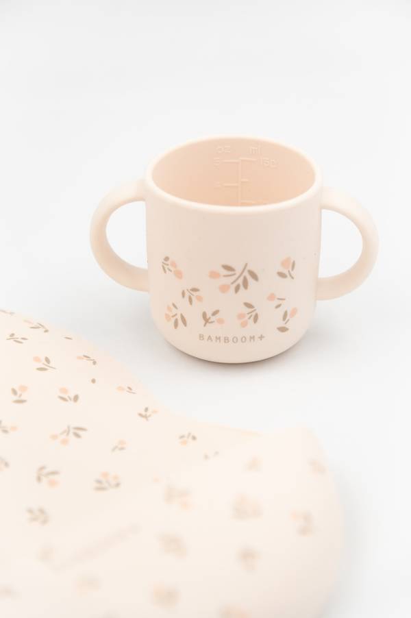 Bamboom Bavaglino in silicone e tazza - 905 - TULIPS 204