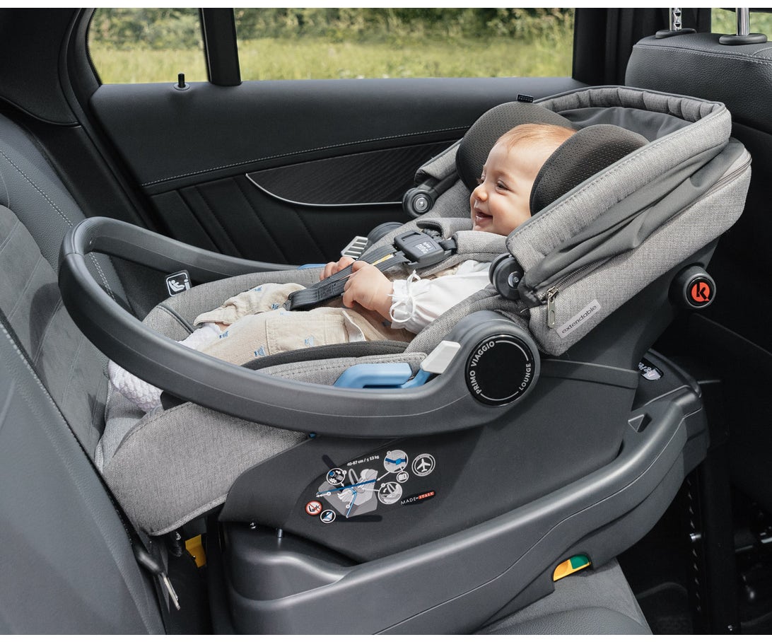 PEG PEREGO Seggiolino Auto Primo Viaggio LOUNGE iSize reclinabile colore MON AMOUR