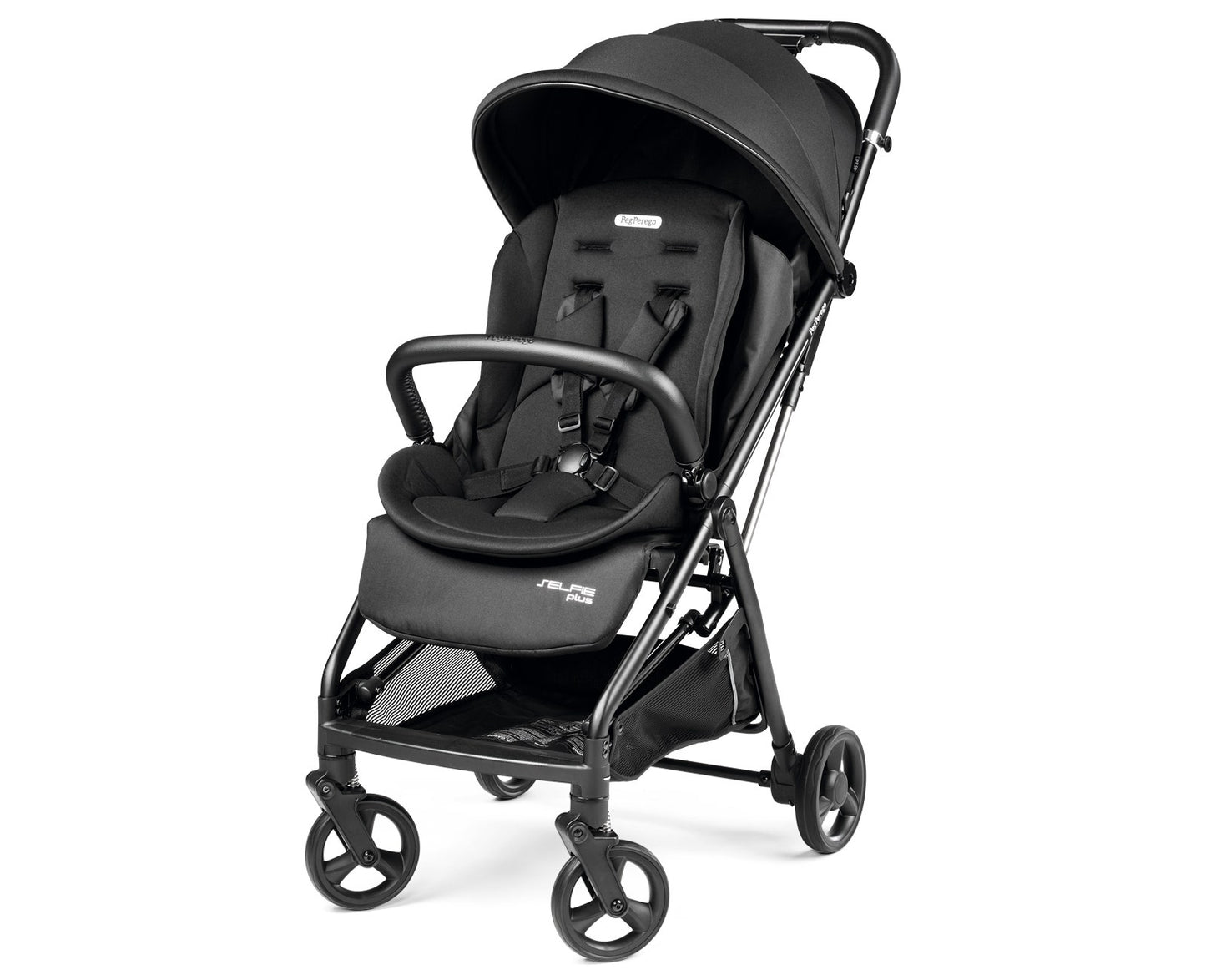 PEGPEREGO passeggino leggero Selfie Plus colore TRUE BLACK