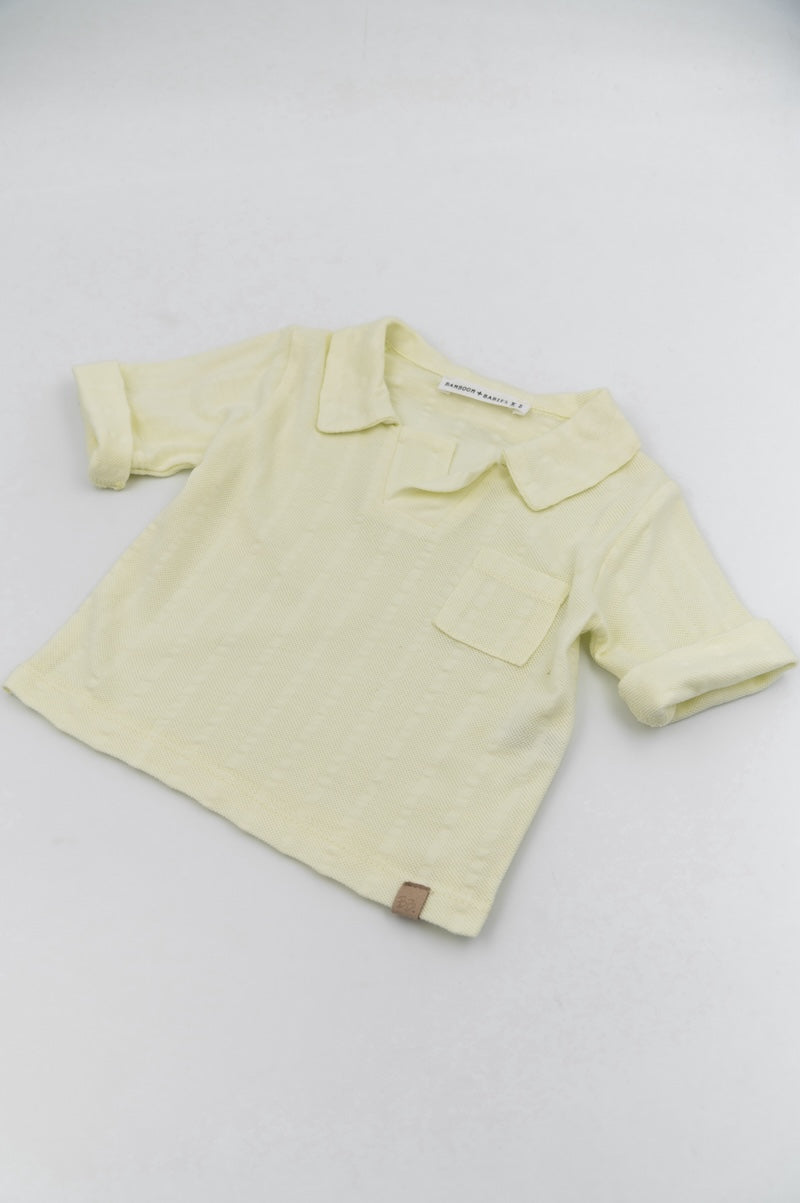 BAMBOOM Polo shirt MC - 885 - LIME 120