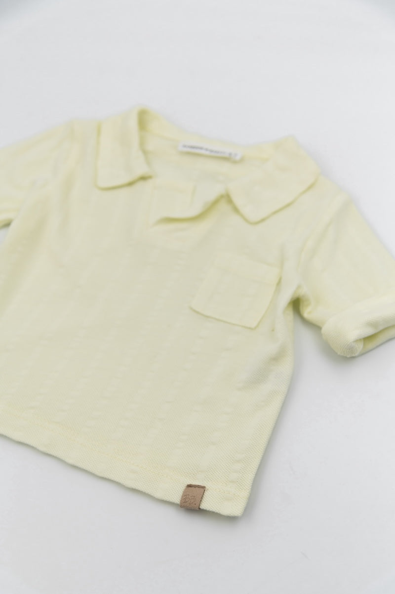 BAMBOOM Polo shirt MC - 885 - LIME 120