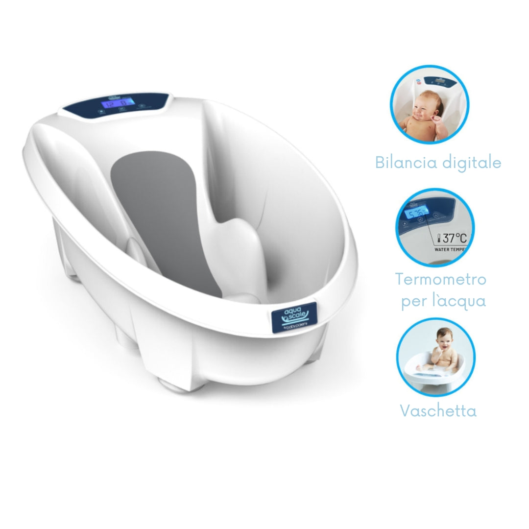 Aquascale vaschetta per bambini 3 in 1