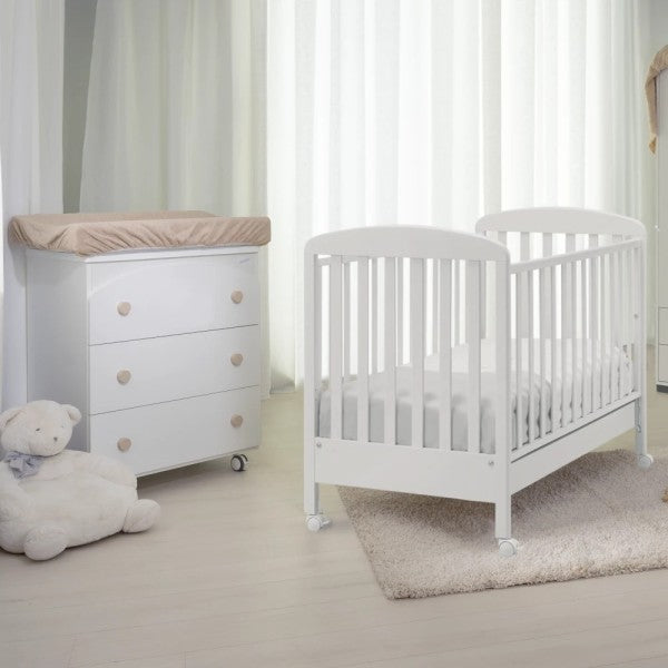 Bagnetto Fasciatoio mobile 3 cassetti Basic Bianco