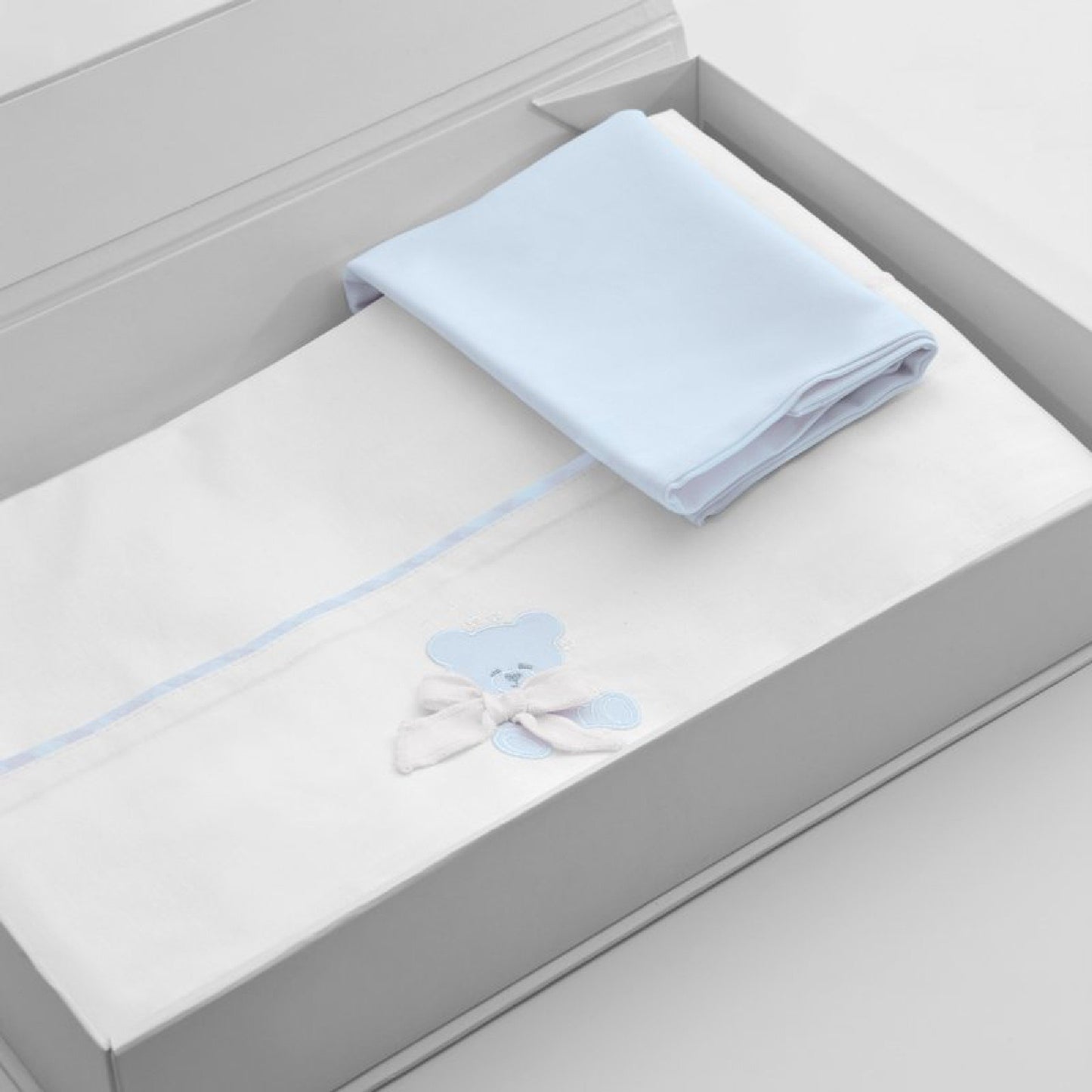 Nanan Lenzuola Letto Coccolo Azzurro 65216A