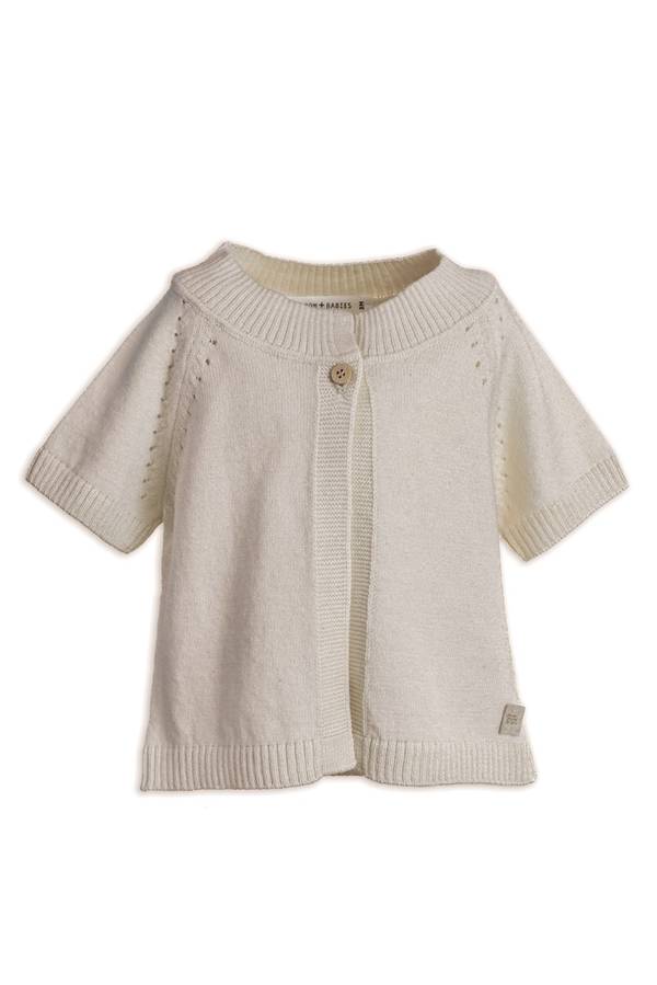 BAMBOOM Cardigan maniche corte Bimba - 1006 - SAND 10