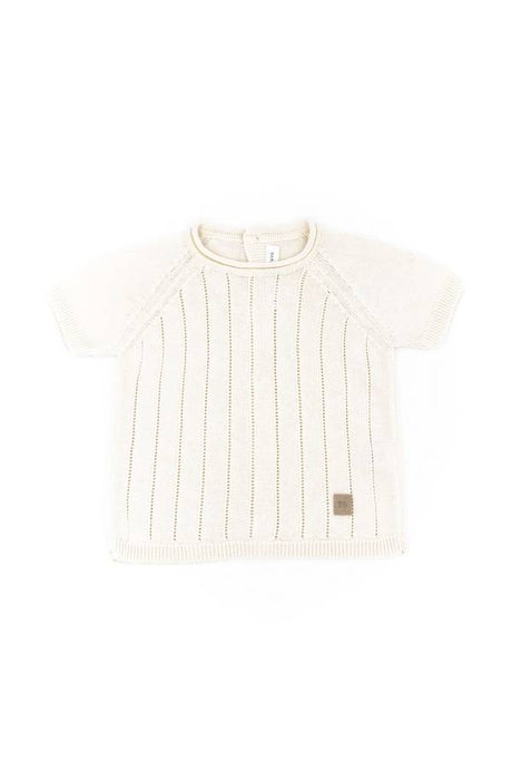 BAMBOOM Maglia a righe Knitted - 543 - BIANCO 01