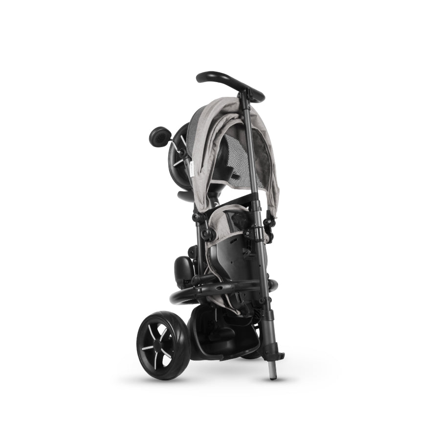 Qplay - Triciclo RITO Star 6in1 - da 10 mesi a 72 mesi - GREY