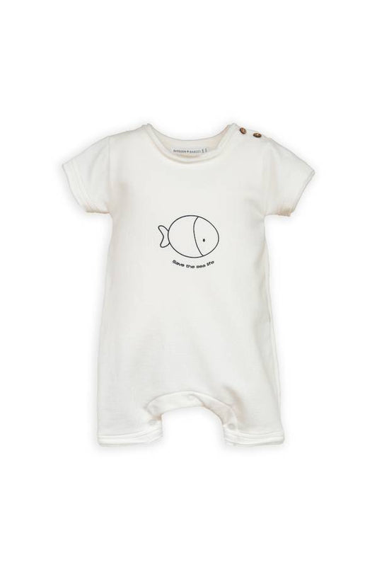 BAMBOOM Tuta con stampa - 817 - OFFWHITE 111