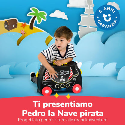 Trunki Valigia Trolley Cavalcabile – Bagaglio a Mano – Pedro Nave Pirata