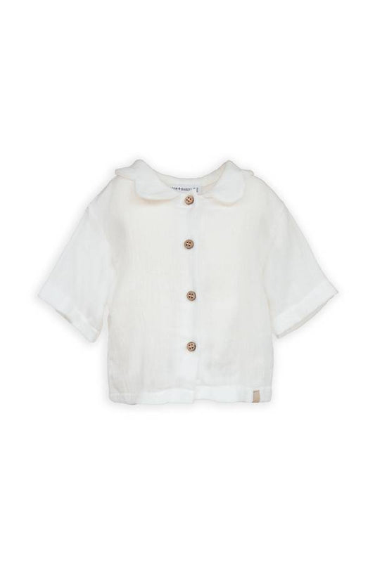 BAMBOOM Camicia collo a fiore - 822 - OFFWHITE 111