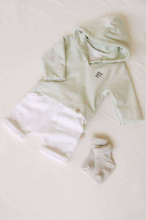 BAMBOOM Hoodie con stampa logo - 853 - LIME 120