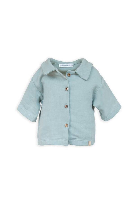 BAMBOOM Camicia maniche corte - 883 - ACQUA GREY 122