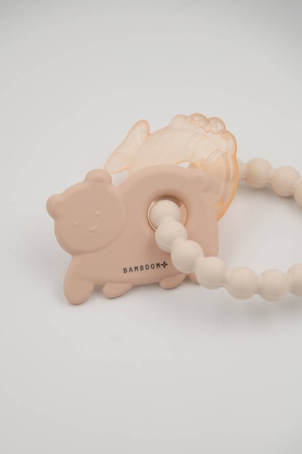 BAMBOOM Massaggiagengive Orso e Pesce 919 - Soft pink 17