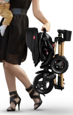 Qplay - Triciclo NOVA Golden Limited edition 6in1 - da 10 mesi a 72 mesi