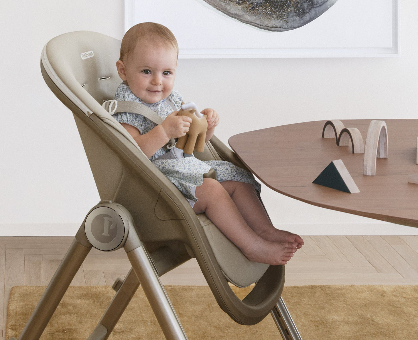 Peg Perego seggiolone pappa Living col. Space Sand