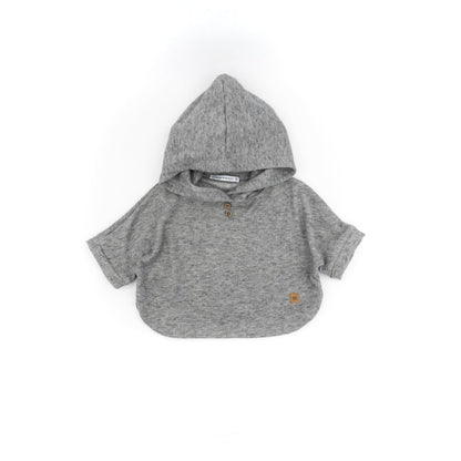 BAMBOOM Maglia Poncho bimba - 395 - grigio 55