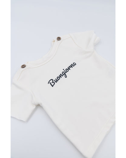 BAMBOOM T-shirt a maniche corte con stampa - offwhite - 500PE