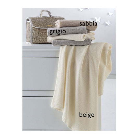 Borbonese Kids - Copertina BON TON 100% lana vergine - grigio