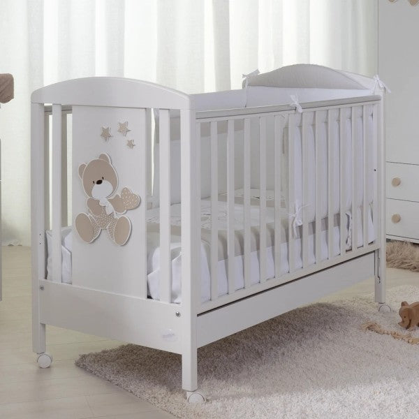 Coccolissimi Lettino Classic Simpatico bianco tortora